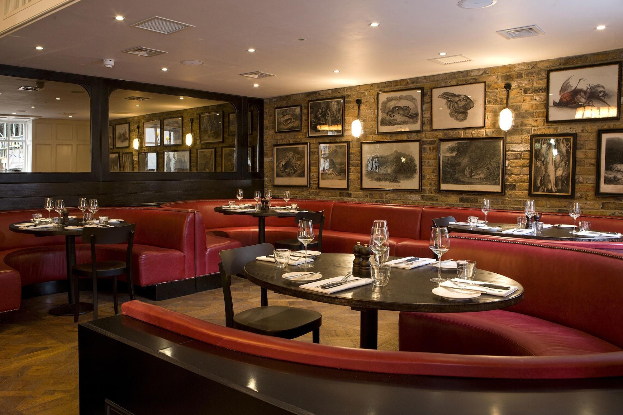 เดอะ มอนต์คาล์ม แอท บริวเวอรี ลอนดอนซิตี้ Hotel ภายนอก รูปภาพ Interior of the restaurant